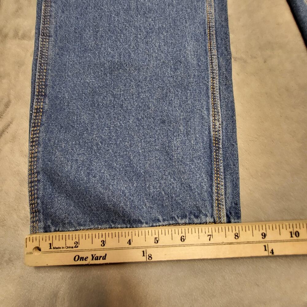 Berne Jeans Jeans Mens 40x32 Blue Medium Wash Straight Relaxed Denim Pockets - Picture 5 of 9